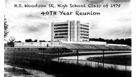 H D Woodson class of 75 40th Reunion photo book